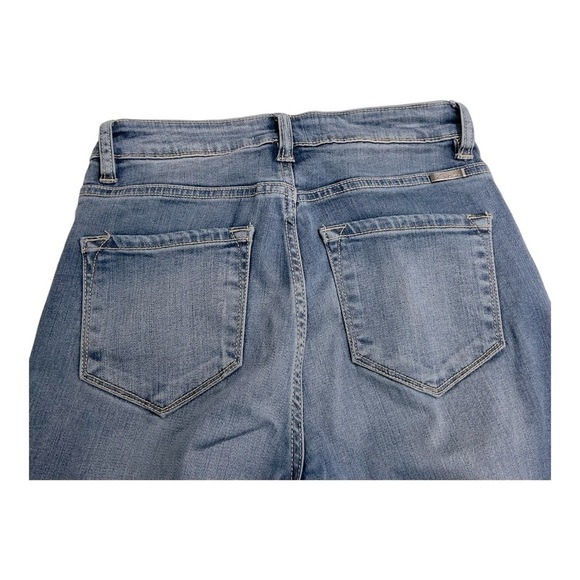 Kancan Estilo High Rise Ankle Skinny Buttonfly Raw Edge Hem Jeans 3/25 - Picture 5 of 12